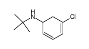 N-(tert-butyl)-5-chlorocyclohexa-2,4-dien-1-amine结构式