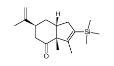 CIS-4-EXO-ISOPROPENYL-1,9-DIMETHYL-8-(TRIMETHYLSILYL)BICYCLO[4.3.0]NON-8-EN-2-ONE picture