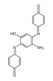 2,5-bis-(benzoquinone monoimine)-1,4-aminophenol结构式