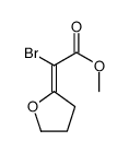 METHYL Z-BROMO-(DIHYDROFURAN-2-YLIDENE)ACETATE Structure