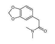 2-(1,3-benzodioxol-5-yl)-N,N-dimethylacetamide Structure