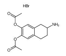 2-amino-6,7-diacetoxy-1,2,3,4-tetrahydronaphthalene hydrobromide Structure