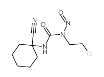 1-(2-chloroethyl)-3-(1-cyanocyclohexyl)-1-nitroso-urea结构式