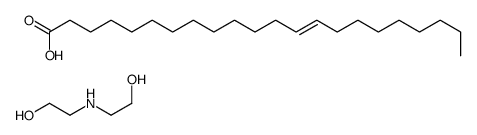 (Z)-docos-13-enoic acid, compound with 2,2'-iminodiethanol (1:1) Structure