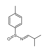 4-methyl-N-(2-methylpropylidene)benzenesulfinamide Structure