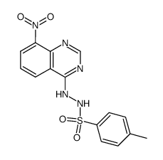 4-methyl-N'-(8-nitroquinazolin-4-yl)benzene-1-sulfonohydrazide Structure