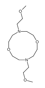 4,10-bis(2-methoxyethyl)-1,7-dioxa-4,10-diazacyclododecane Structure