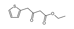 2-Thiophenebutanoic acid, .beta.-oxo-, ethyl ester结构式