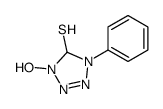 1-hydroxy-4-phenyl-5H-tetrazole-5-thiol Structure