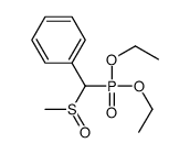 [diethoxyphosphoryl(methylsulfinyl)methyl]benzene Structure