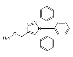 O-[(1-trityltriazol-4-yl)methyl]hydroxylamine Structure