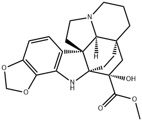 (-)-11,12-methylenedioxykopsinaline structure