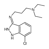 N-(7-chloro-1H-indazol-3-yl)-N',N'-diethylpropane-1,3-diamine Structure