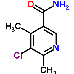 5-Chloro-4,6-dimethylnicotinamide结构式