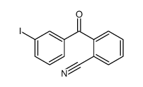 2-CYANO-3'-IODOBENZOPHENONE Structure