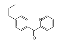 2-(4-N-PROPYLBENZOYL)PYRIDINE structure