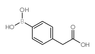 2-(4-Boronophenyl)acetic acid structure