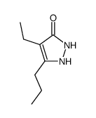 3-Pyrazolin-5-one,4-ethyl-3-propyl- (7CI)结构式