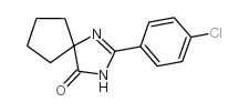 2-(4-氯苯基)-1,3-二氮杂螺[4.4]-1-壬烯-4-酮结构式