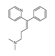 N,N-dimethyl-4-phenyl-4-pyridin-2-ylbut-3-en-1-amine结构式