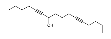 hexadeca-5,11-diyn-7-ol结构式