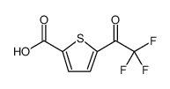 2-Thiophenecarboxylic acid, 5-(2,2,2-trifluoroacetyl)-结构式