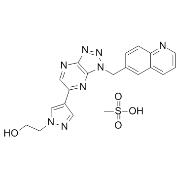 PF 04217903 mesylate structure