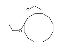 1,1-diethoxycyclododecane Structure