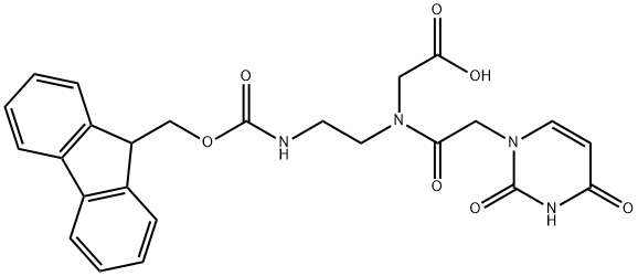 Fmoc-U-aeg-OH structure