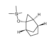 1-Trimethylsilyloxytricyclo(4.1.12,5.0)octane结构式