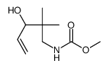 methyl N-(3-hydroxy-2,2-dimethylpent-4-enyl)carbamate Structure