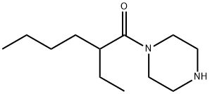 2-乙基-1-(哌嗪-1-基)己-1-酮结构式