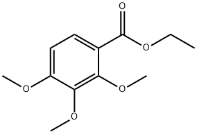 Benzoic acid, 2,3,4-trimethoxy-, ethyl ester结构式