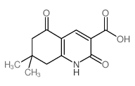 7,7-DIMETHYL-2,5-DIOXO-1,2,5,6,7,8-HEXAHYDROQUINOLINE-3-CARBOXYLIC ACID Structure