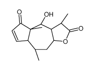 (1R,3aS,5R,5aS,8aR,9R,9aS)-9-hydroxy-1,5,8a-trimethyl-3a,4,5,5a,9,9a-hexahydro-1H-azuleno[6,7-b]furan-2,8-dione Structure