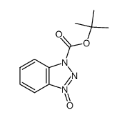 1-N-(t-butoxycarbonyl)-1H-benzotriazol 3-N-oxide Structure