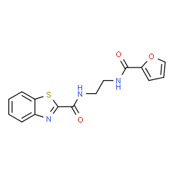 N-{2-[(furan-2-ylcarbonyl)amino]ethyl}-1,3-benzothiazole-2-carboxamide Structure