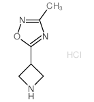 5-Azetidin-3-yl-3-methyl-[1,2,4]oxadiazolehydrochloride Structure