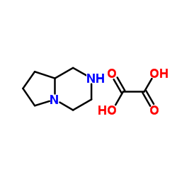 八氢吡咯并[1,2-a]吡嗪草酸盐结构式