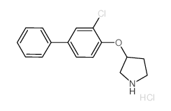 3-[(3-Chloro[1,1'-biphenyl]-4-yl)oxy]pyrrolidine hydrochloride Structure