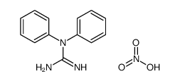 1,1-diphenylguanidine,nitric acid结构式