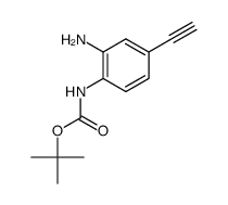 tert-butyl 2-amino-4-ethynylphenylcarbamate Structure