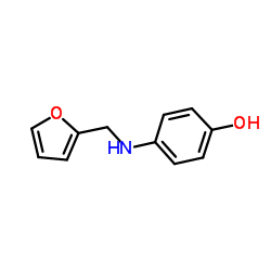 4-[(FURAN-2-YLMETHYL)-AMINO]-PHENOL structure