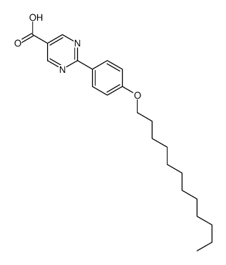 2-(4-dodecoxyphenyl)pyrimidine-5-carboxylic acid结构式