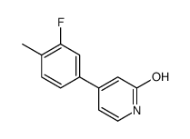 4-(3-fluoro-4-methylphenyl)-1H-pyridin-2-one Structure