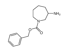 3-氨基氮-1-羧酸苄酯结构式