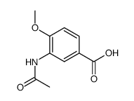 3-acetamido-4-methoxybenzoic acid structure