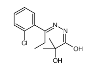 N-[(E)-1-(2-chlorophenyl)propylideneamino]-2-hydroxy-2-methylpropanamide结构式