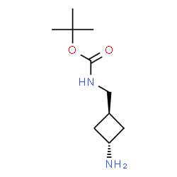 trans-3-(boc-aminomethyl)cyclobutylamine picture