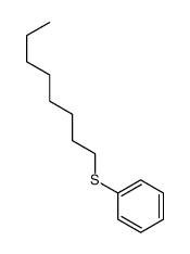 octylsulfanylbenzene Structure